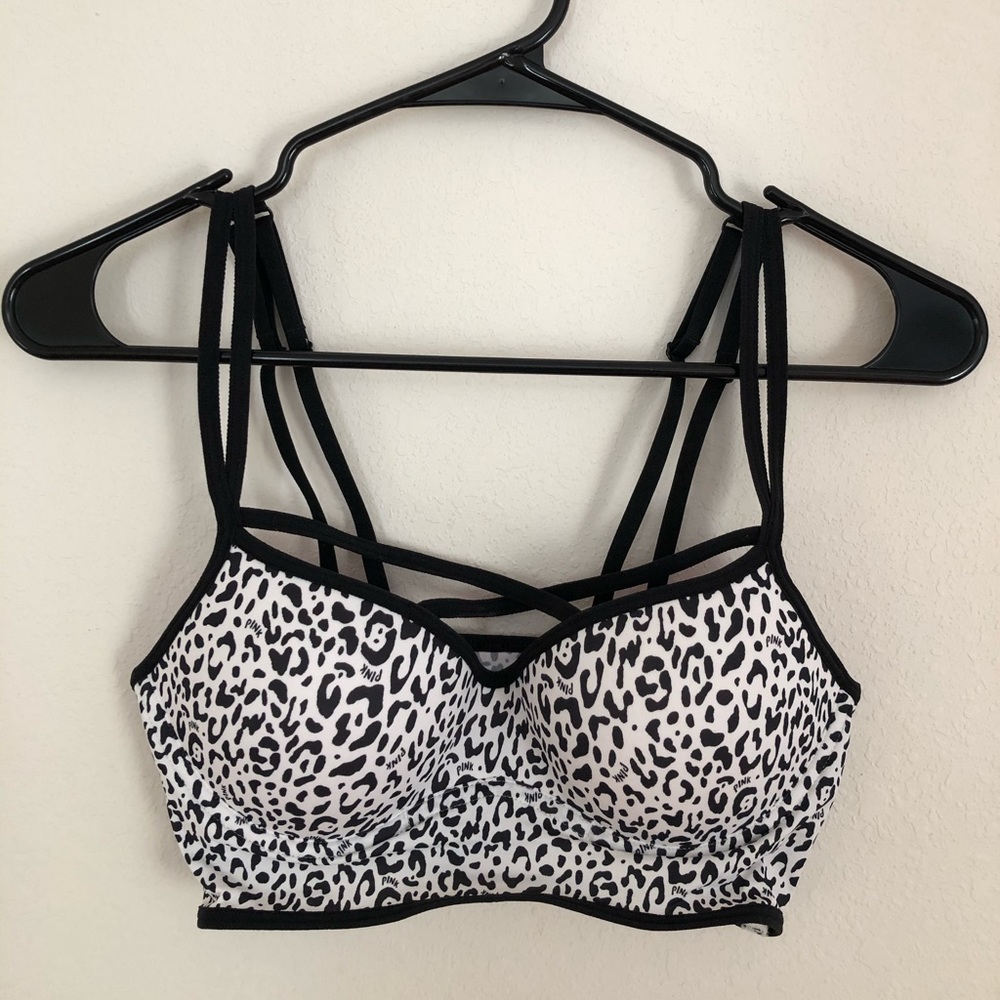 NEW Victoria’s Secret PINK Leopard Bralette Size S